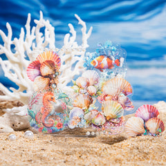 20pcs Seaside Treasure Shell Sticker Pack for Journal Decoration