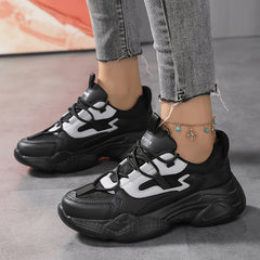 Women's Thick Soled Dad Shoes Sneakers Stylish Running Shoes