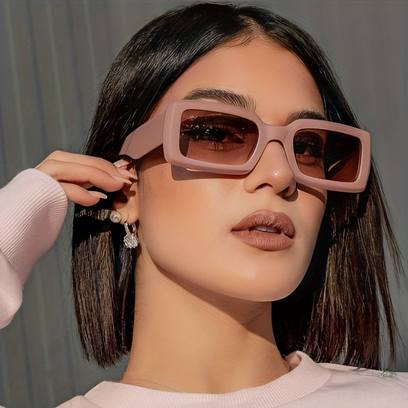 Macaroon Rectangle Sunglasses UV400 Sun Shades