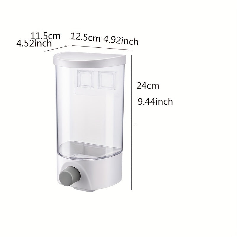 Wall-Mounted Grocery Jar Transparent Snack Storage Sealed Jar