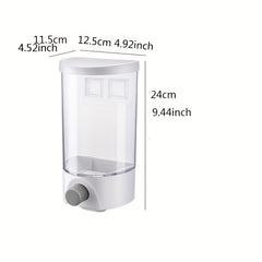 Wall-Mounted Grocery Jar Transparent Snack Storage Sealed Jar