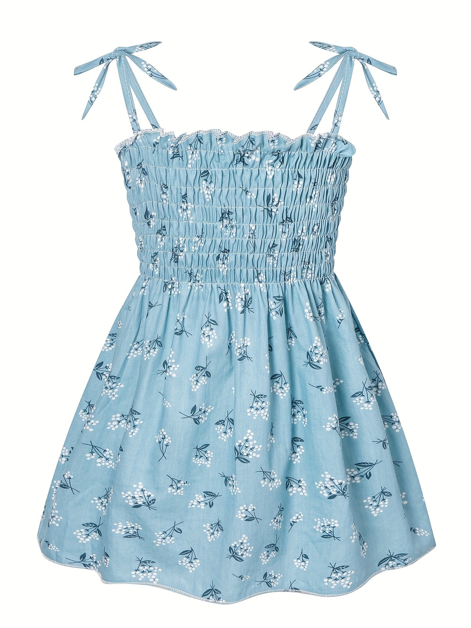 Toddler Girls Flowers Frill Trim Cami