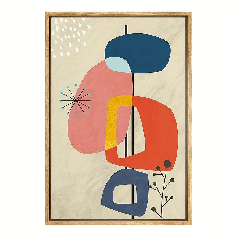 Colorful Abstract Shapes Wall Decor 8x10 12x16 16x24