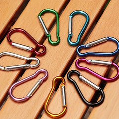 Heavy Duty Carabiner Keychains Durable Metal Buckle for Outdoor Activities