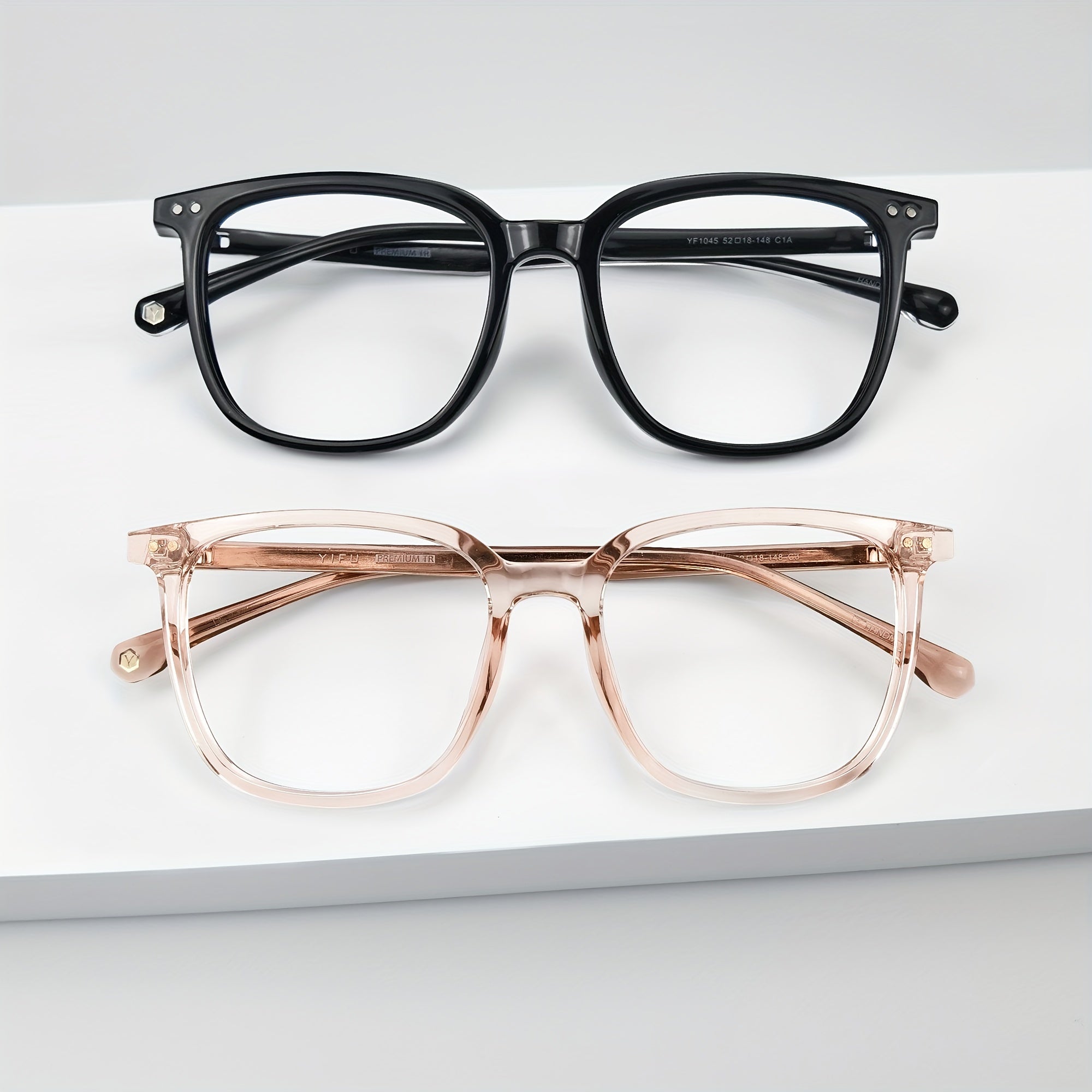 Men's Oversized Light Glasses Square Computer Light Block