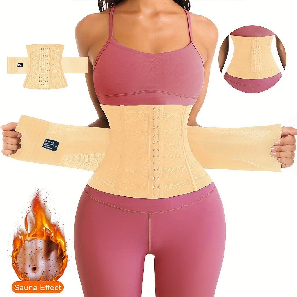 Adjustable Hourglass Waist Trainer Slimming Cincher Metal Boning