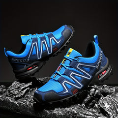 Men's Block Hiking Sneakers Wear Resistant Non Slip Outdoor Shoes