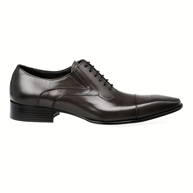 Men's Square Toe Oxford Shoes Non Slip Dress Shoes For Wedding Business