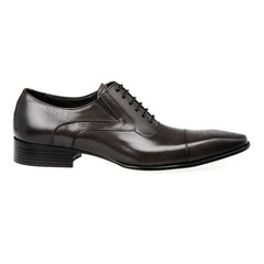 Men's Square Toe Oxford Shoes Non Slip Dress Shoes For Wedding Business