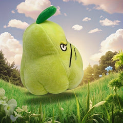 Green Plant Series Ugly Expression Plush Doll with Leaves & Flowers
