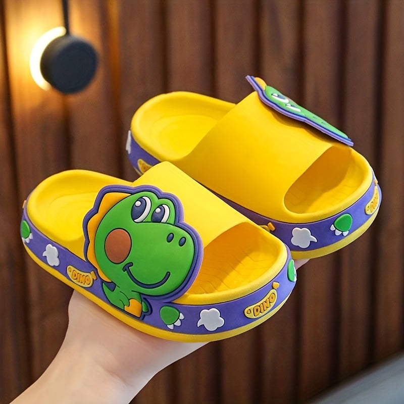 JIAGEYA Boys Cartoon Slides Slippers Lightweight Non Slip Comfy Open toe Shoes
