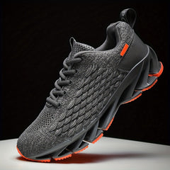 Men's Scale Blade Sneakers Lace Up Casual Shoes