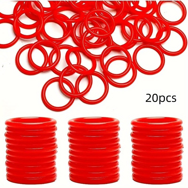 20pcs Plastic Throwing Rings Indoor and Outdoor Games for Family and Friends