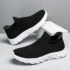 Men's Slip On Casual Shoes Breathable Shock Absorbing Travel Jogging