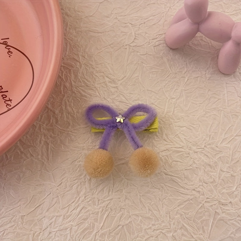 Sweet Hairpin Bow Hair Clip Headwear
