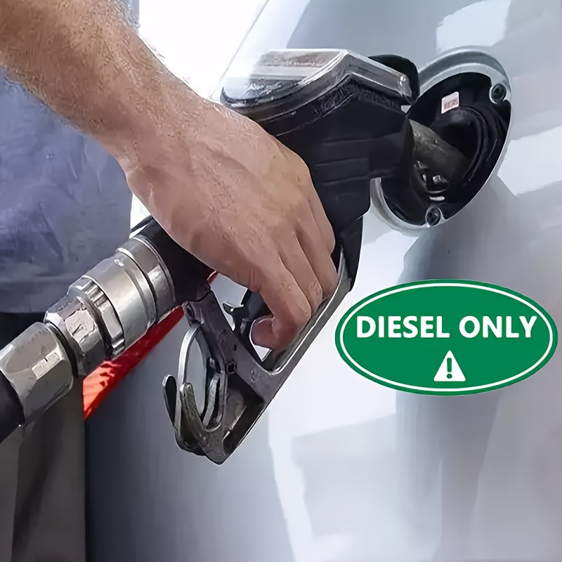 10sheets 30pcs Diesel Hybrid Fuel Gas Stickers Filling Type Sign