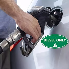 10sheets 30pcs Diesel Hybrid Fuel Gas Stickers Filling Type Sign