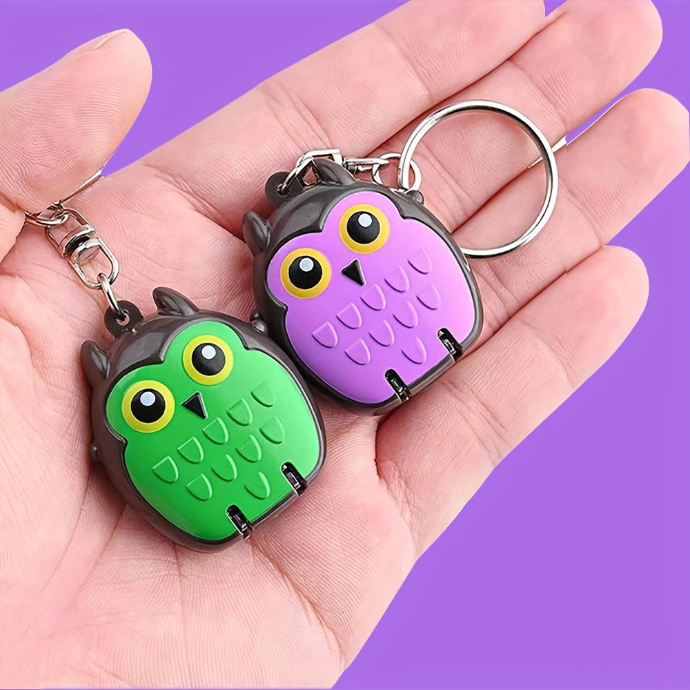 Owl Shape Nail Clippers Stainless Steel Toenail Trimmer Cutter Keychain