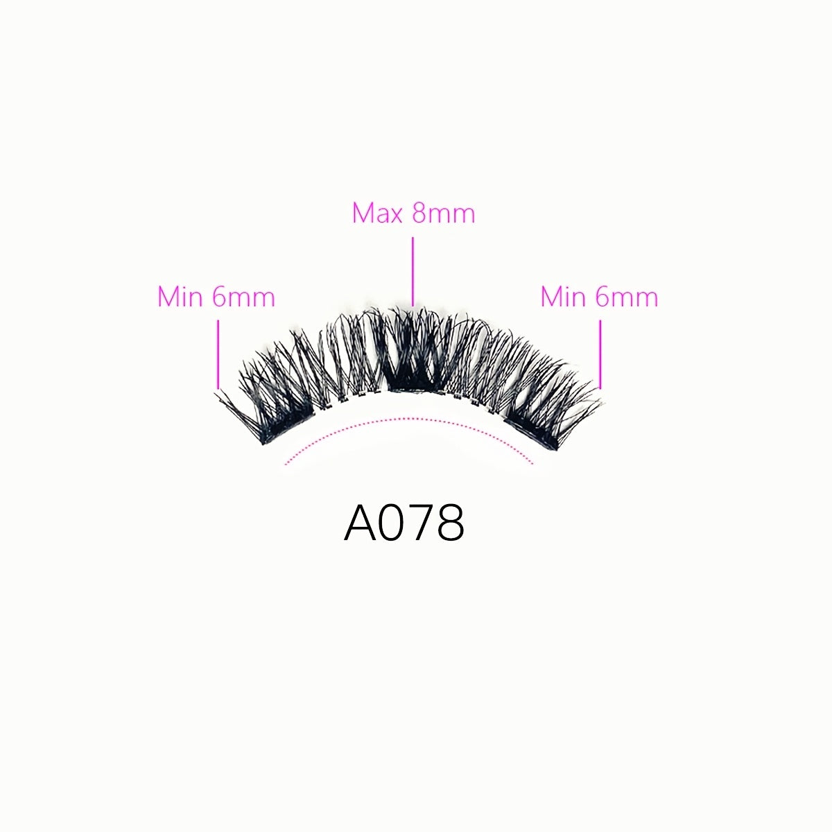 Magnetic Eyelashes & Applicator Tool Kit for Natural Look
