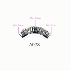 Magnetic Eyelashes & Applicator Tool Kit for Natural Look