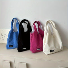 Vintage Canvas Shopping Bag Large Capacity Handbag Tote Bag