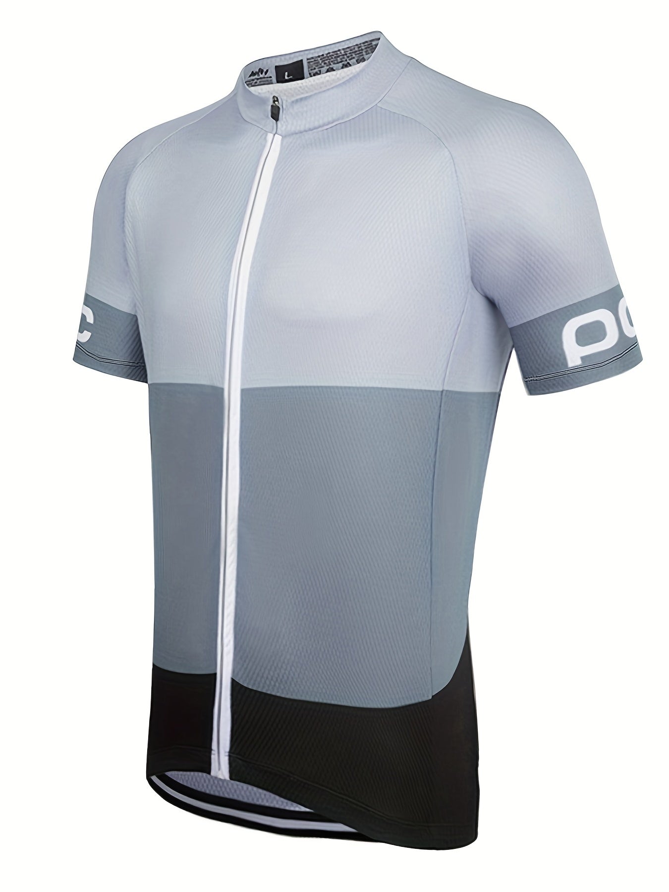Quick Dry Men's Cycling Jersey with Rear Pocket Moisture Wicking Shirt