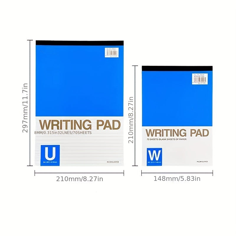 3pcs Lined Notebook Set A4 A5 Size