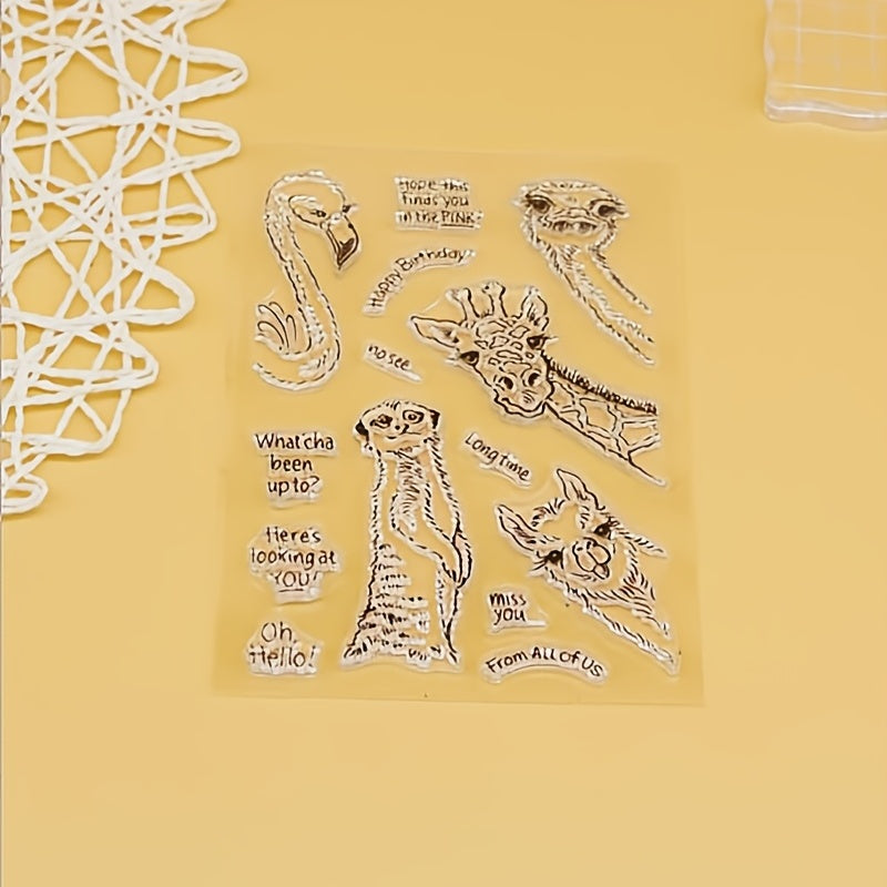 Deer Silicone Cartoon Study Seal For Kids