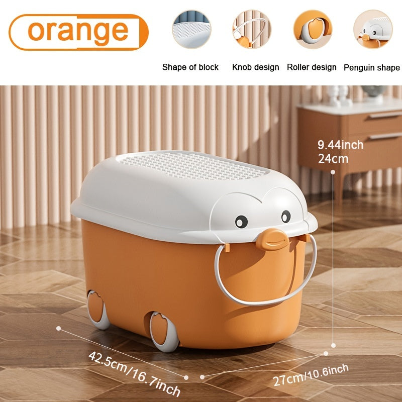 Children's Toy Storage Box Cartoon Building Blocks Baby Clothes Organizer