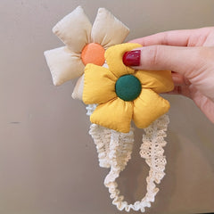 Flower Headband Lace Headwear for Newborns & Kids