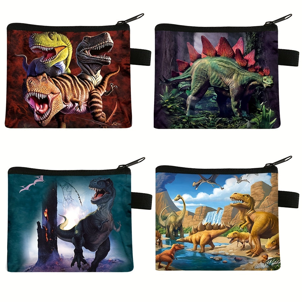 Dinosaur Coin Purse Cartoon Animal Mini Storage Bag Boys Birthday Gift