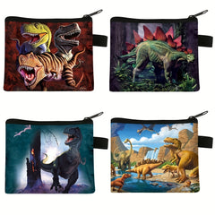 Dinosaur Coin Purse Cartoon Animal Mini Storage Bag Boys Birthday Gift