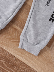 Toddler Girl's 3pcs Hoodie & Cami Top & Sweatpants Set, Spring/Fall Outfits