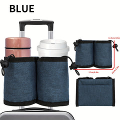 Portable Luggage Cup Holder Lightweight Travel Coffee Cup Container