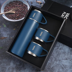 Stainless Steel Insulated Water Bottle, Leakproof, 3-In-1 Design