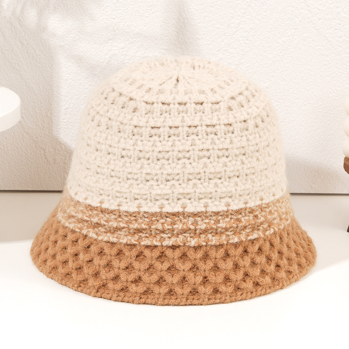 Woolen Knitted Hat Mixed Bucket Hat Hip hop Cap