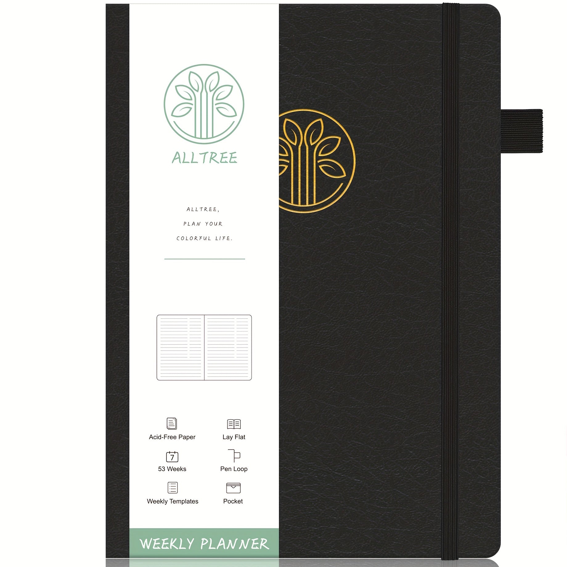 Undated Weekly Planner Weekly Goals Notebook