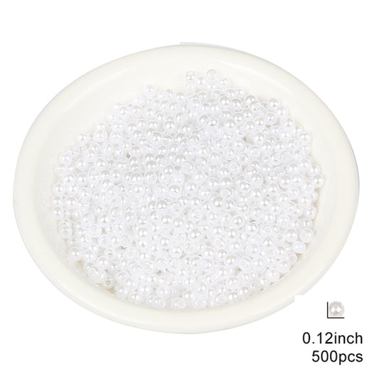 ABS Pearl Beads Round Beads for Jewelry Making DIY 3-20mm