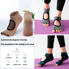Women's Non Slip Yoga Socks for Fitness Pilates Barre