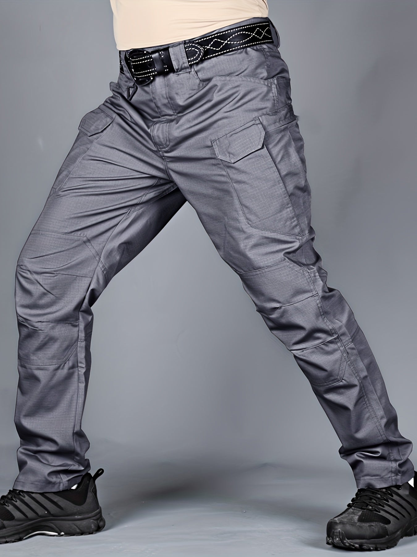 Men's Waterproof Cargo Pants With Pockets Tactical Outdoor