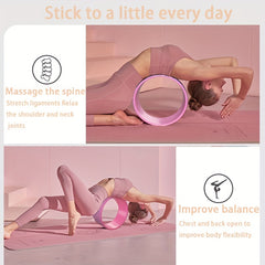 Double Colors Yoga Wheel For Back Bending Fitness Roller