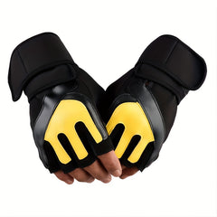 Men's Half Finger Fitness Gloves for Gym Sports Weightlifting