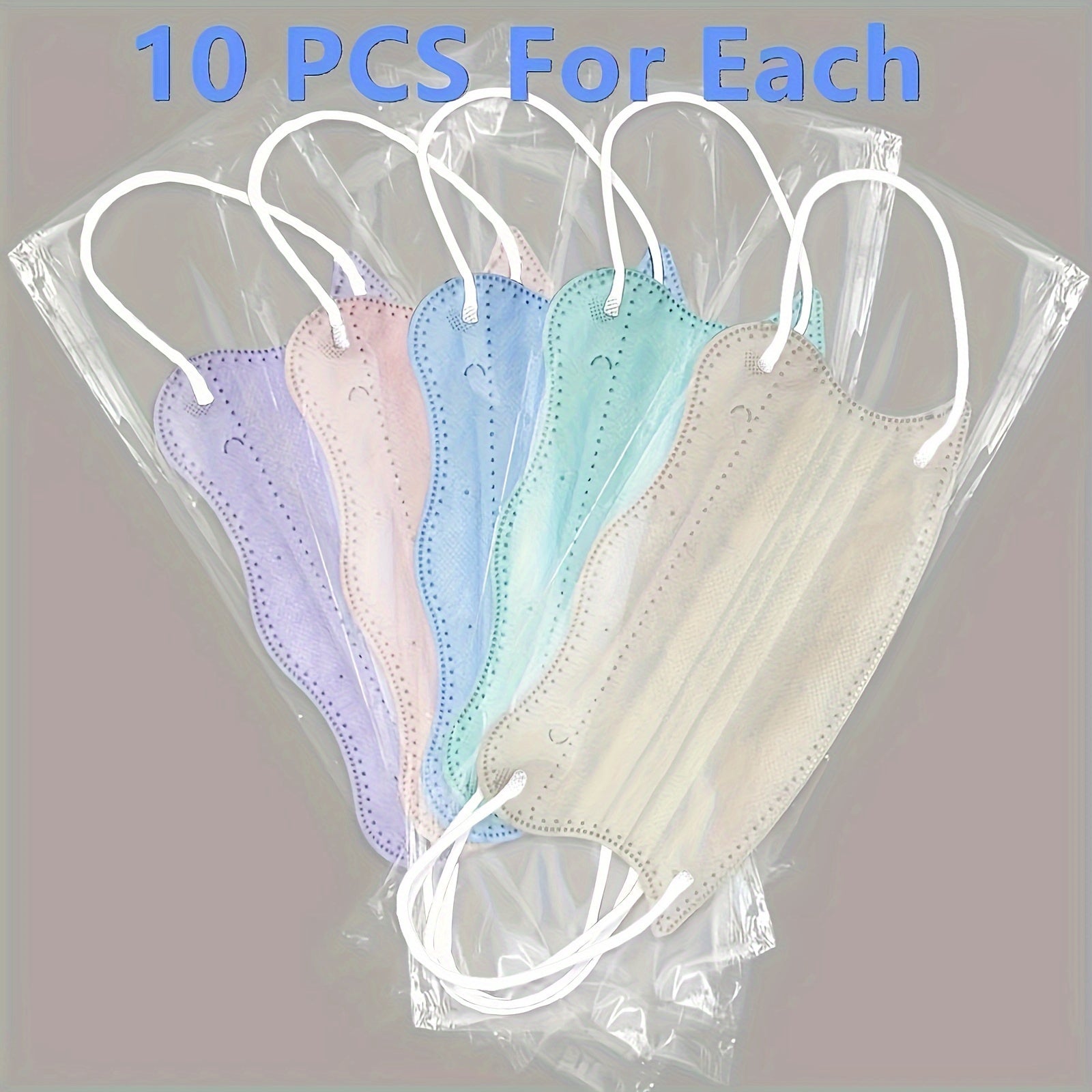 50pcs Butterfly Disposable Face Masks 3-Layer Protection Individual Packaging