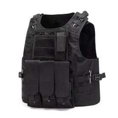 Adjustable Airsoft Vest 800D Oxford Cloth Training Vest Outdoor Safety