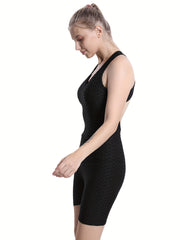 Tight Fit Jumpsuit Sports Fitness Yoga Running Jumpsuit