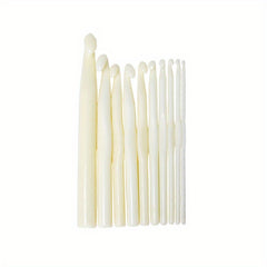 10pcs Acrylic Crochet Lace Needles DIY Knitting Tools For Arthritic Hands