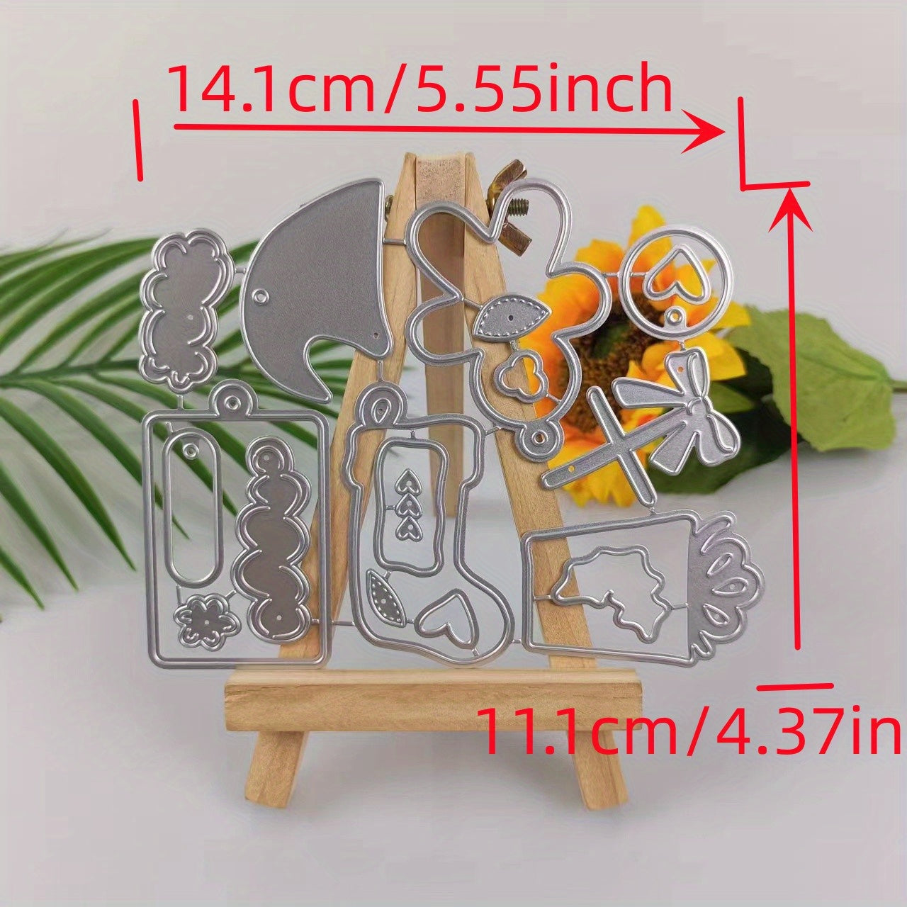 Christmas Gingerbread Man Metal Dies And Stamps For Scrapbooking