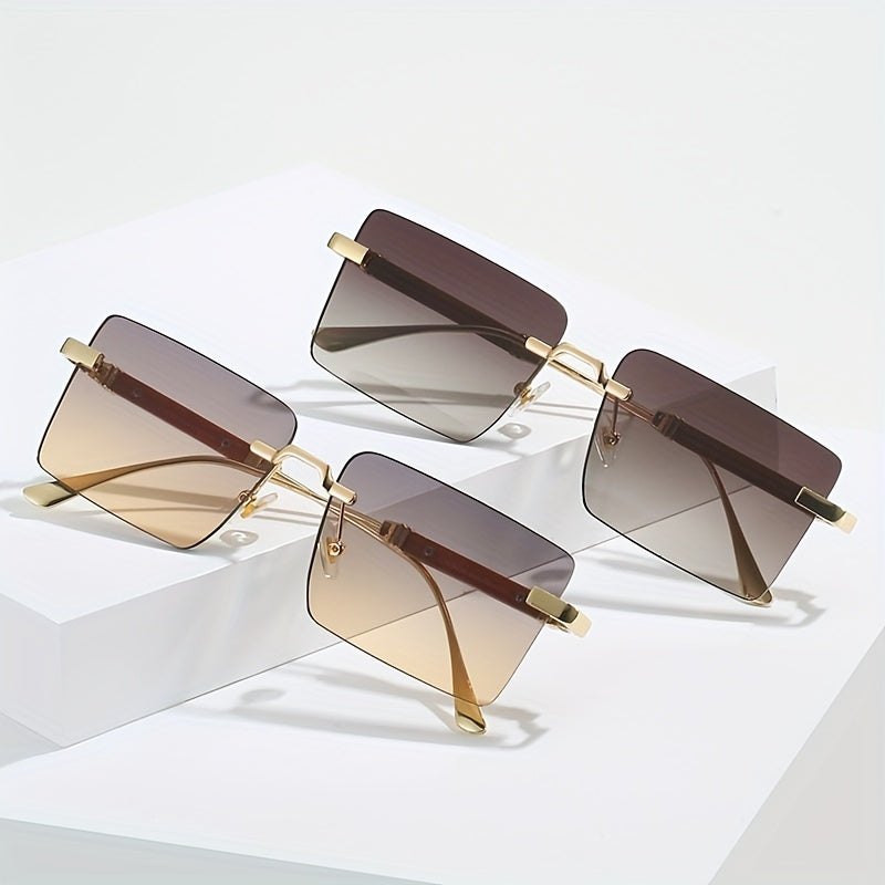 Men's Rimless Sports Sunglasses UV Protection
