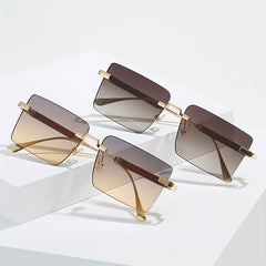 Men's Rimless Sports Sunglasses UV Protection