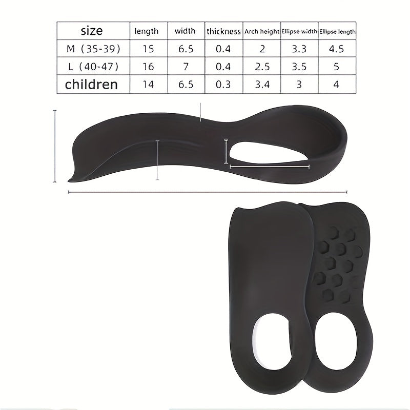 Silicone Corrective Insole Arch Support for Flat Feet